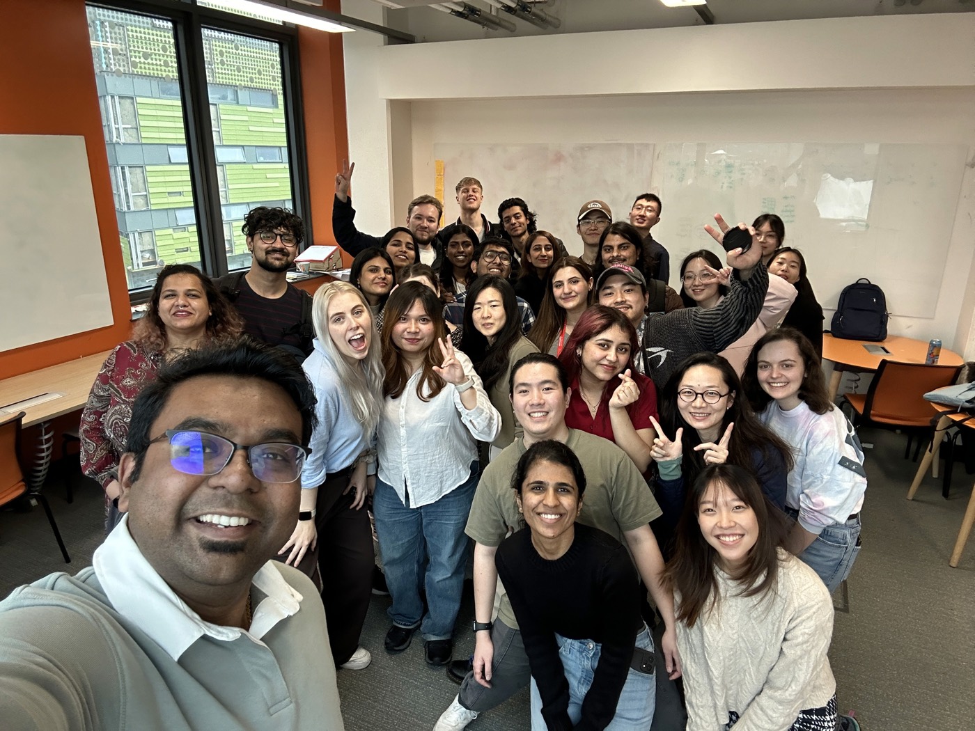 Group selfie with the HCI cohort