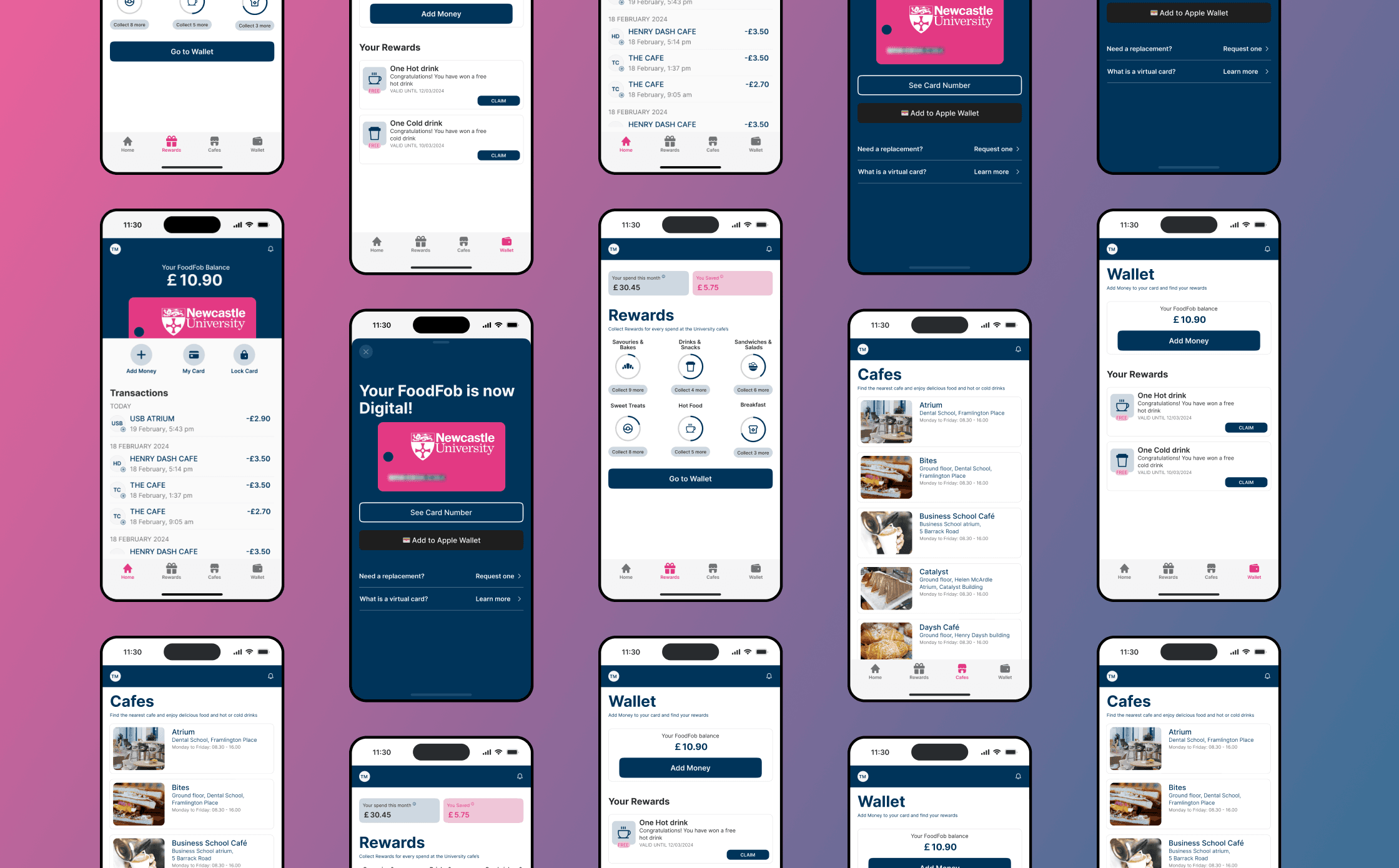 FoodFob companion app — concept overview